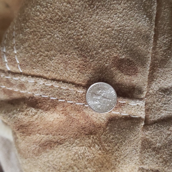 100% Suede Leather Jacket - Picture 11 of 13